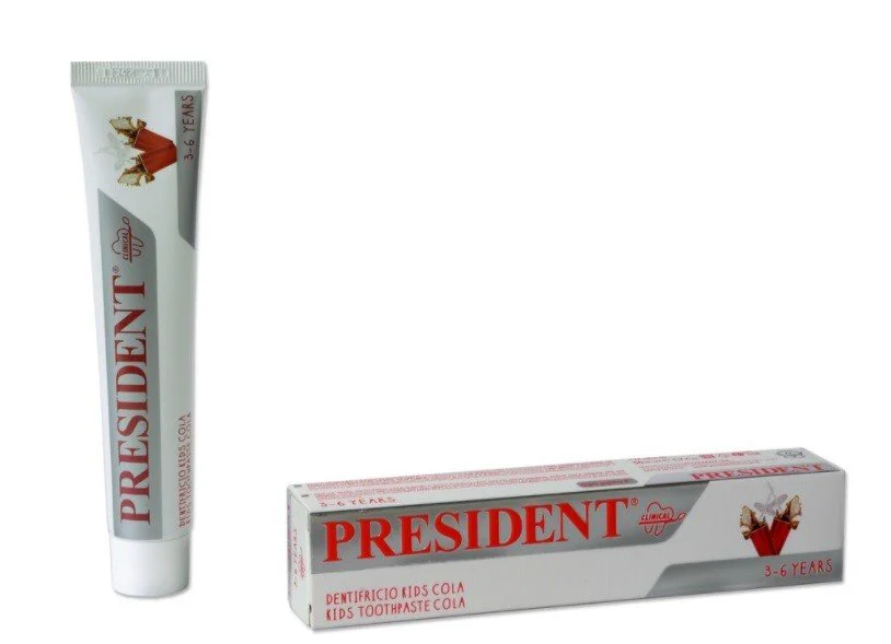 Pasta de dinti pentru copii President cu gust de cola (3-6 ani), 50 ml