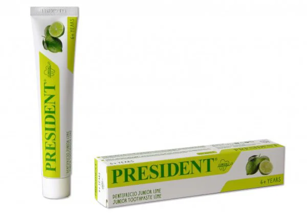 Зубная паста для детей President со вкусом лайма (6+ лет), 50 мл