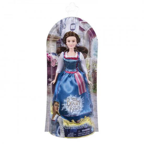 Papusa Belle in rochie taraneasca Beauty and the Beast Hasbro, 29 cm