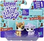 Set figurine Animalele in miniatura Littlest Pet Shop Hasbro, 2 buc, sortiment