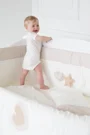 Aparator de patut, Specialbaby Luli bej, 245*40 cm + 120*40 cm (Pentru patut de 120*60 cm)
