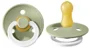 Suzeta rotunda BIBS Sage Night din latex (0-6 luni) foto
