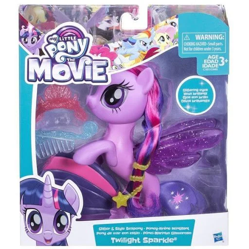 Set figurina si accesorii Ponei sirena My Little Pony Hasbro, 15 cm, sortiment