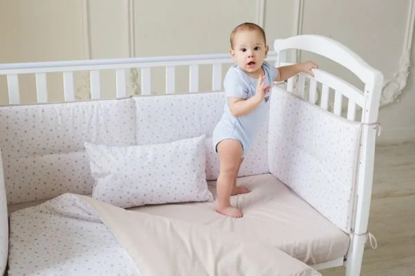 Бортики для кроватки Specialbaby Zurli серый, 180см (Для детской кроватки 120 * 60 см)