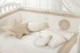 Бортики для кроватки Specialbaby Тедди слоновая кость на 4 стороны (Для детской кроватки 120 * 60см)