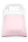 Set lenjerie de patut Specialbaby Sofia roz din 3 piese (Pentru patut de 120*60 cm)