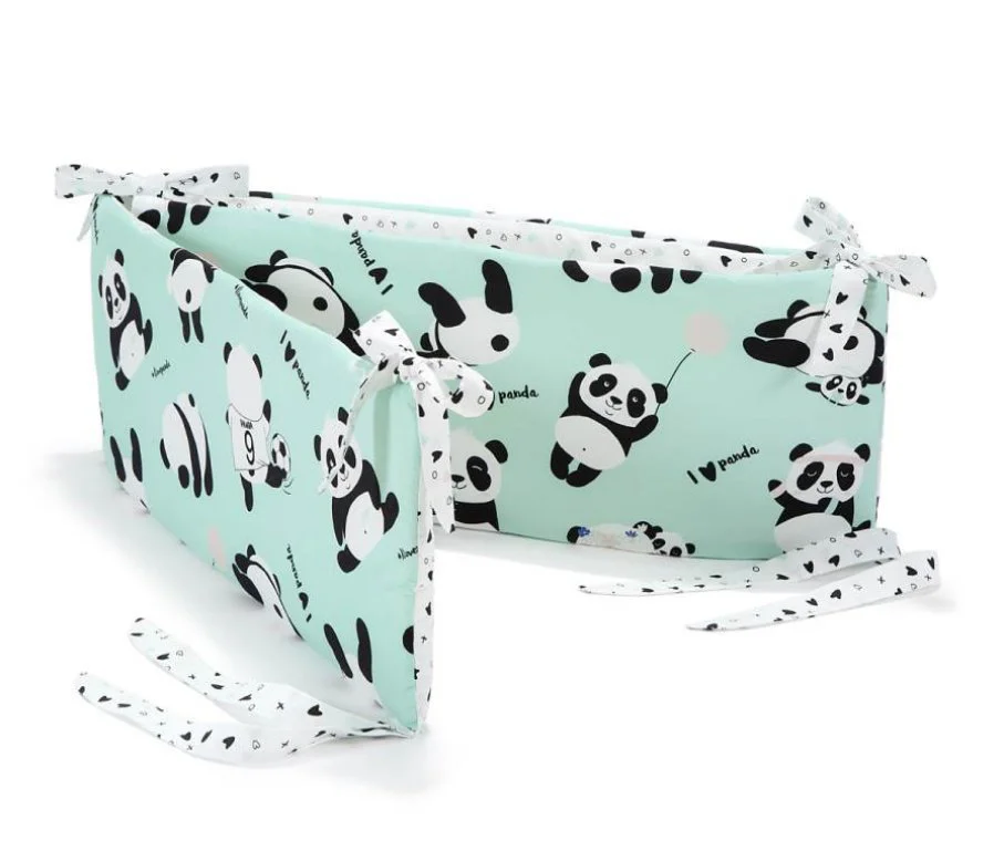 Aparator de patut LaMillou I Love Panda Mint