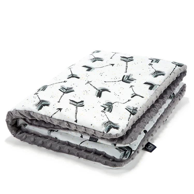 Plapuma moale La Millou Boho Royal Arrows Grey foto