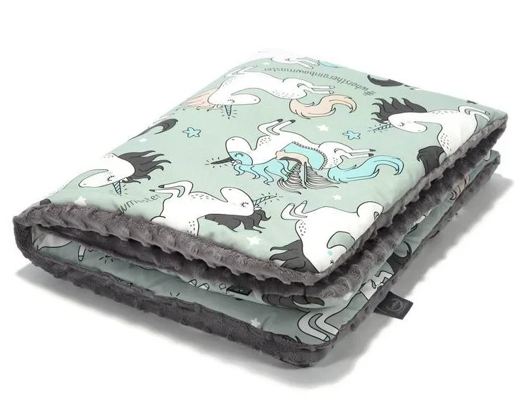 Plapuma moale La Millou Unicorn Rainbow Knight Grey foto