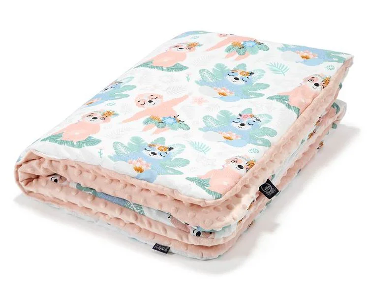 Plapuma moale La Millou Yoga Candy Sloths Powder Pink foto