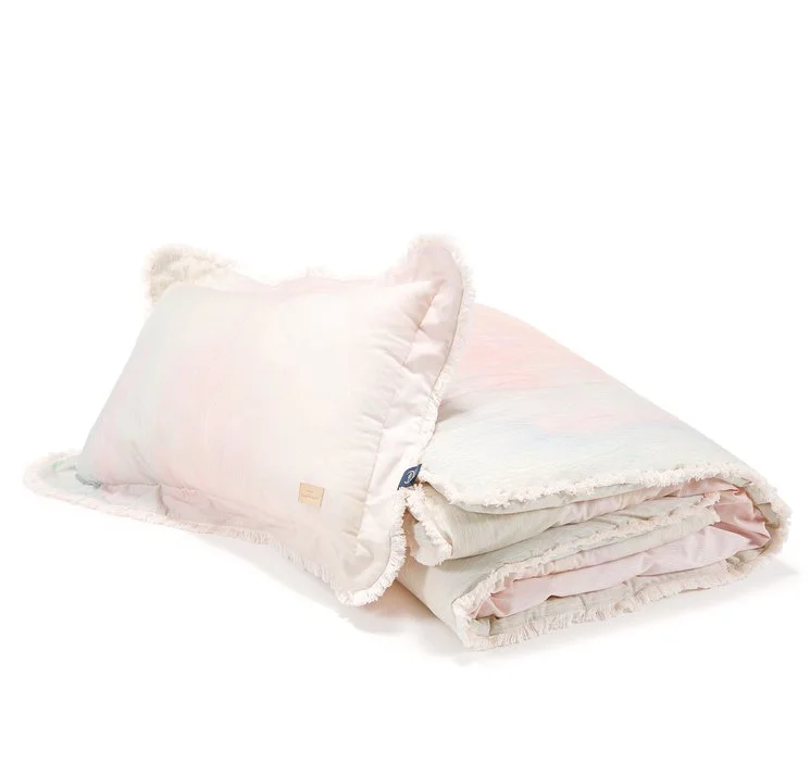 Set plapuma si perna La Millou XL Vanila Sky Pink foto