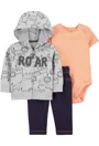 Carter's Set 3 piese Leu - hanorac, pantaloni si body foto