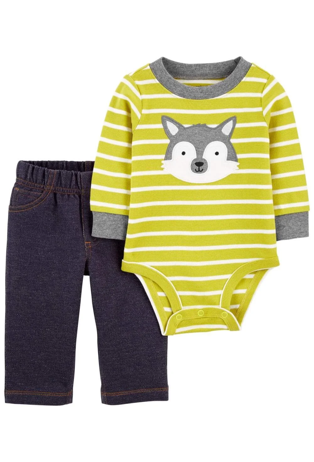 Carter's Set 2 piese Pantaloni si body Husky foto