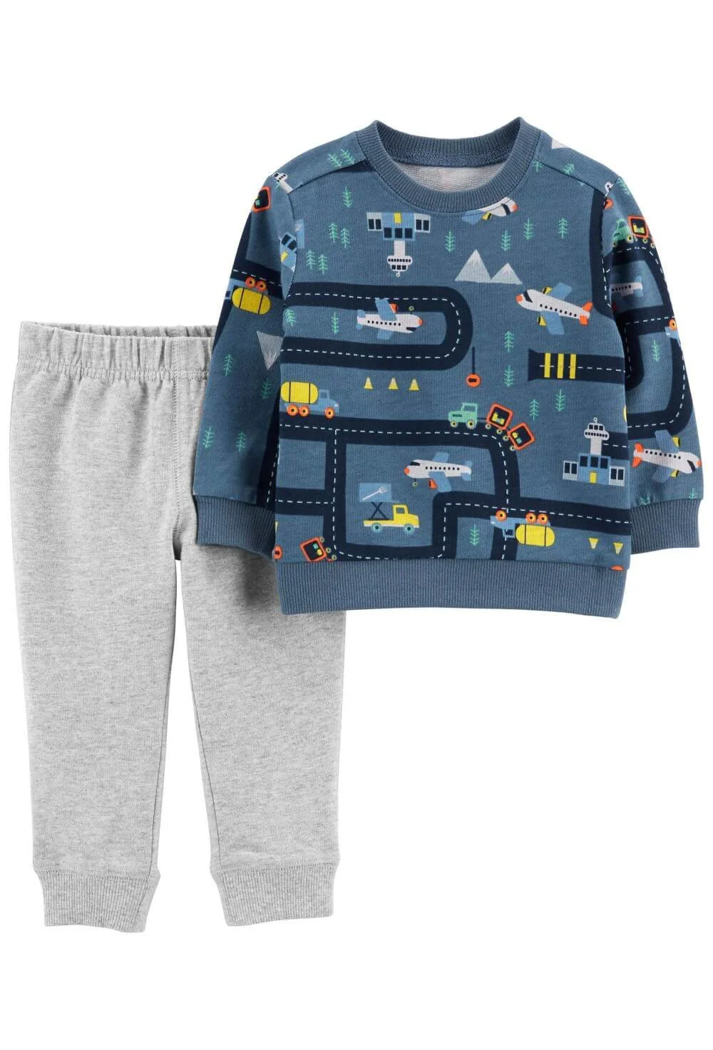 Carter's Set 2 piese Bluza si Pantaloni Avion foto