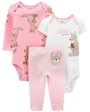 Carter's Set 3 piese Pantaloni si 2 body Cangur foto