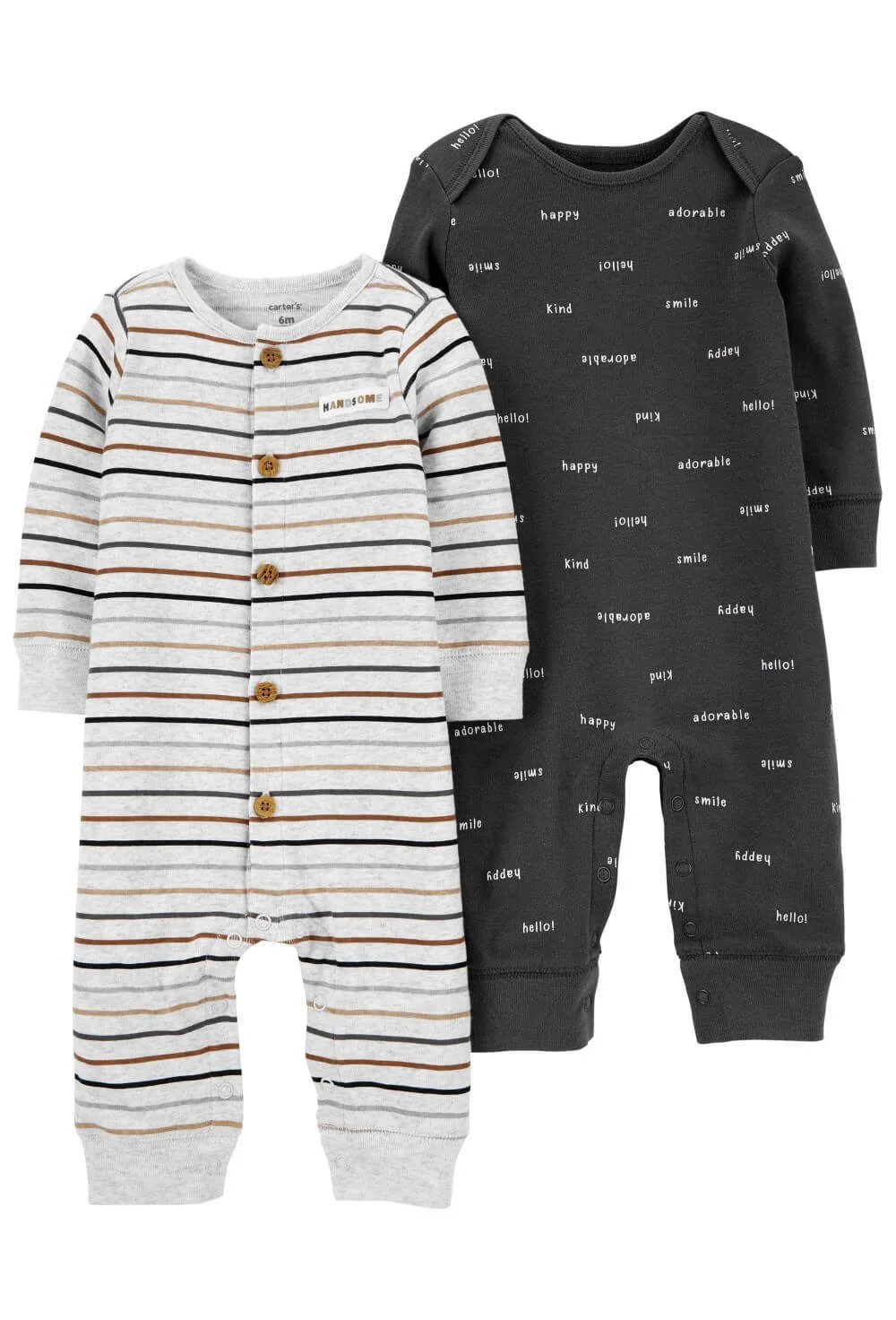 Carter's Set 2 piese Pijamale bebe cu nasturi foto