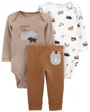 Carter's Set 3 piese Pantaloni si 2 body Rinocer foto