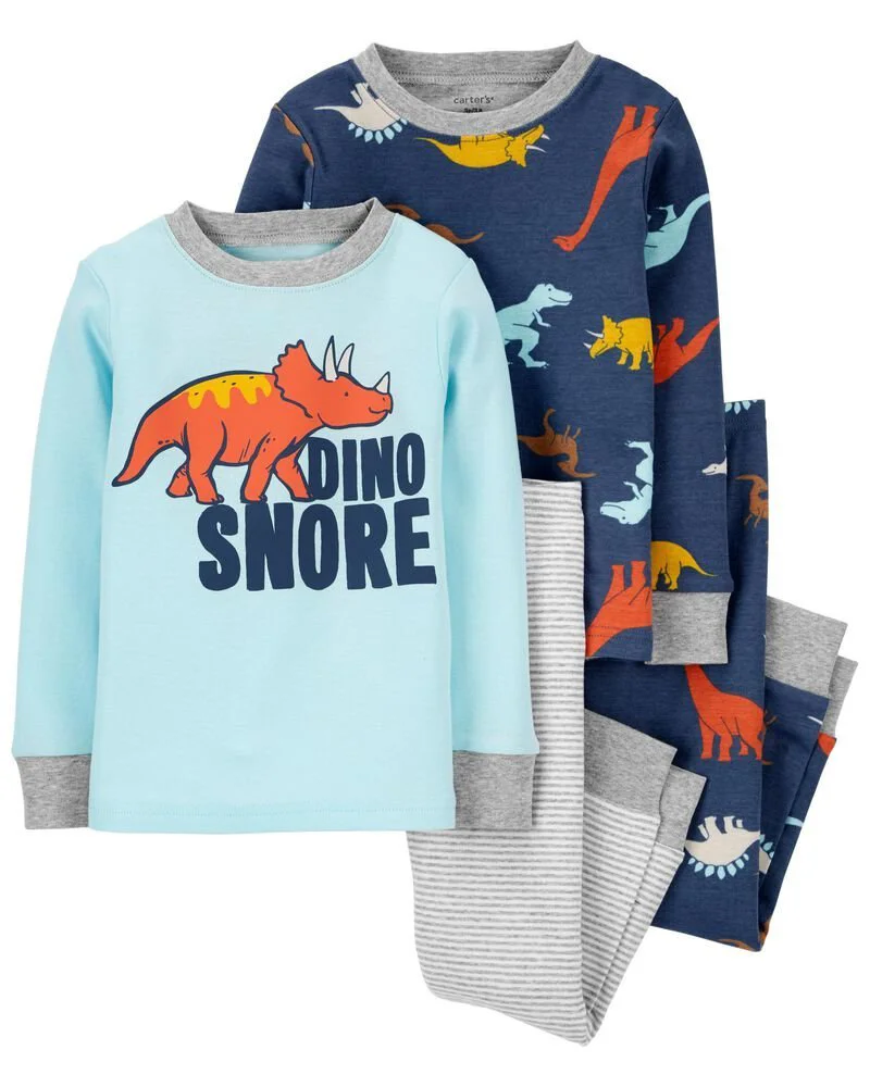 Carter's Set 2 piese bebe Pijamale Dinozauri foto