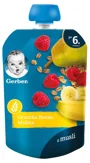 Piure Gerber Pere, banane, zmeura si cereale (6+ luni), 90 g foto