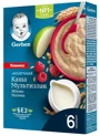 Каша Gerber Мультизлаковая с яблоком и малиной (6+ мес.), 180 г foto