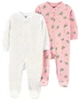 Carter's Set 2 piese Pijamale Inimioare foto