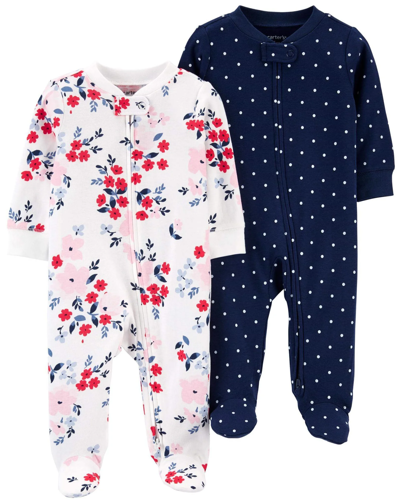 Carter's Set 2 piese Pijamale Flori foto