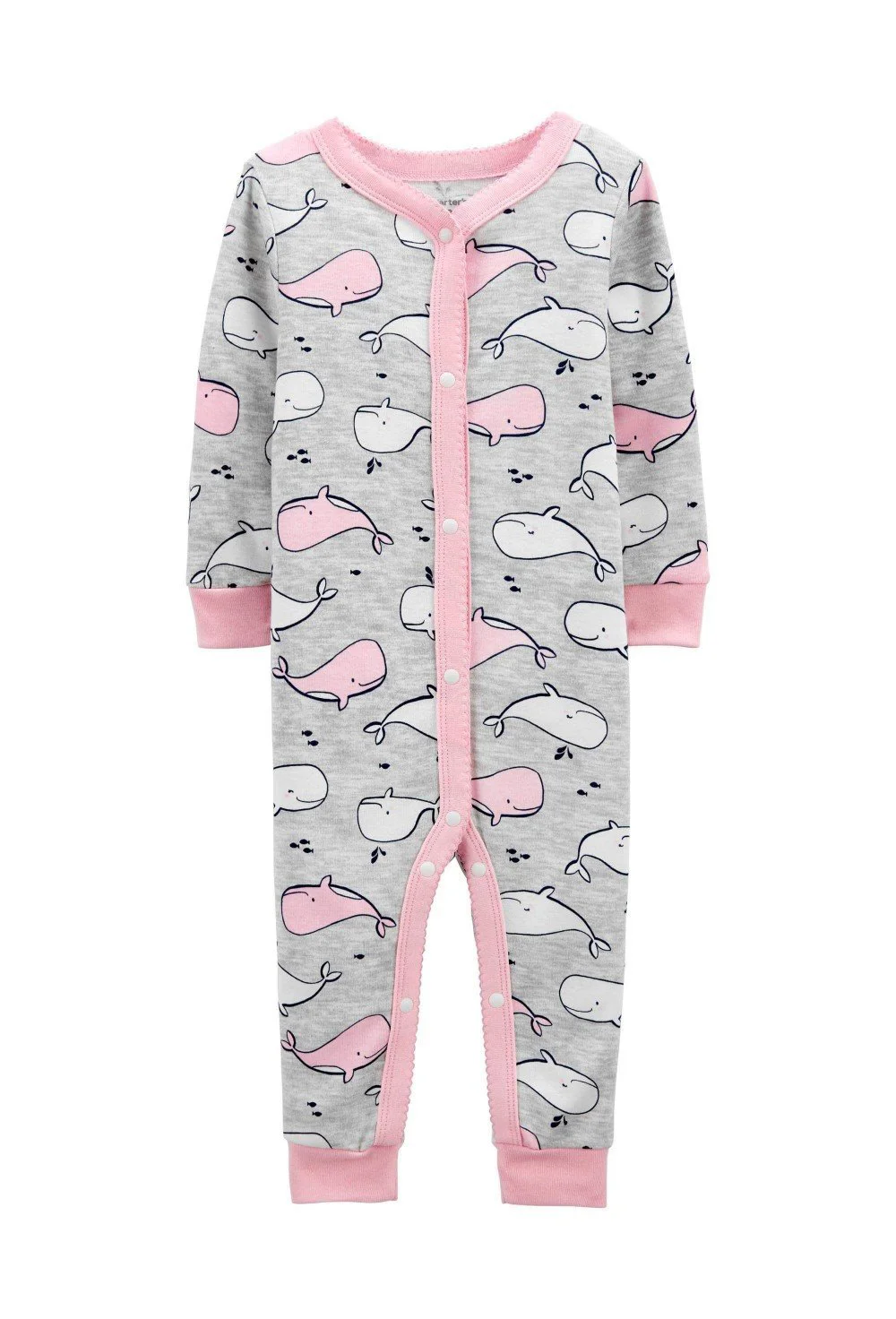 Carter's Pijama bebe cu capse Balena foto