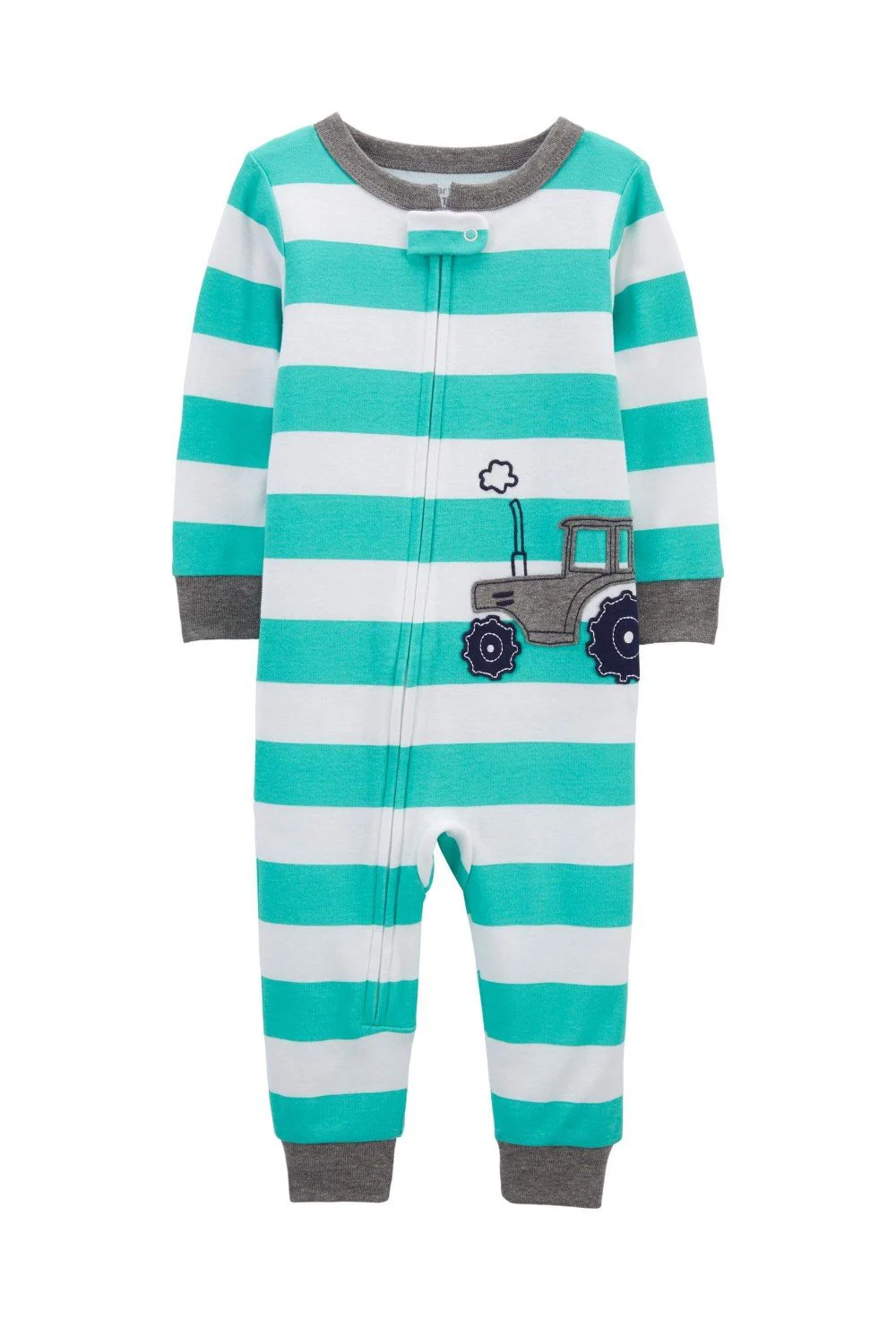 Carter's Pijama bebe cu fermoar Tractor foto