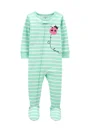 Carter's Pijama verde cu Buburuza