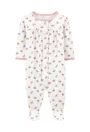 Carter's Pijama alba cu Flori foto
