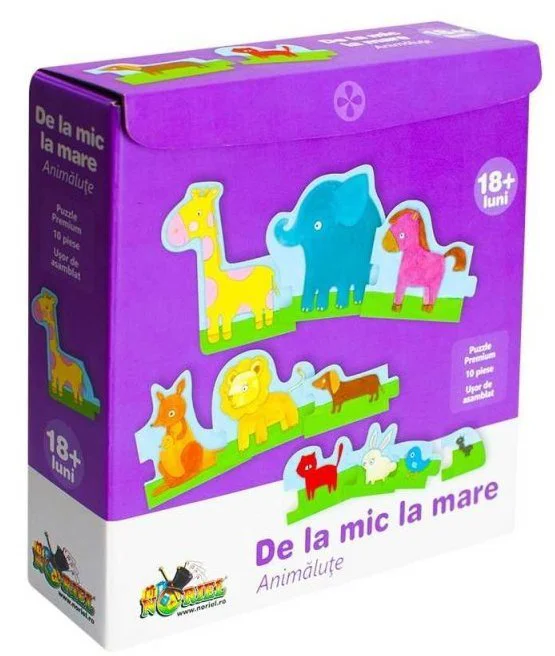 image for Puzzle educativ Noriel De la mic la mare "Animalute" foto