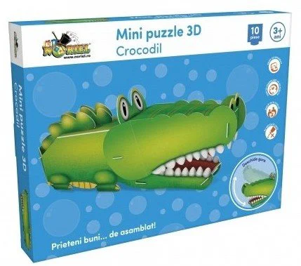 Mini puzzle Noriel 3D Crocodil foto