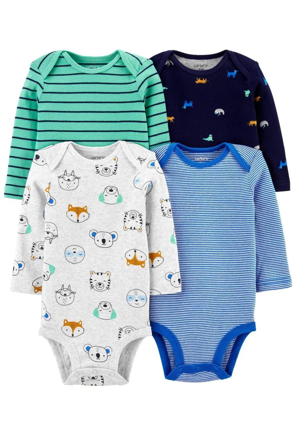 Carter's Set 4 piese bebe Body Animalute foto