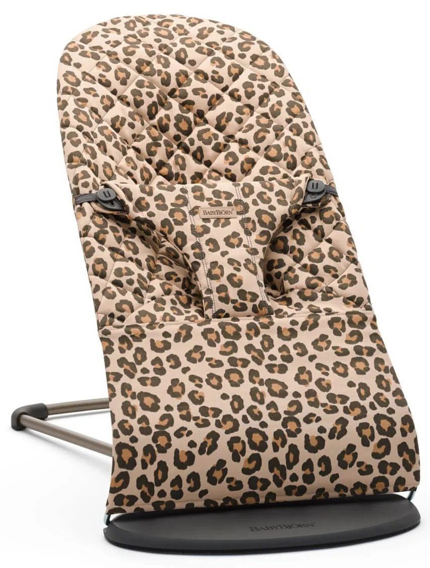 Кресло-шезлонг BabyBjorn Bliss Beige/Leopard, хлопок