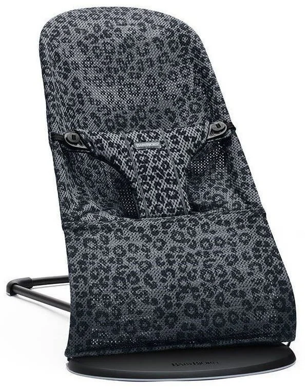 Кресло-шезлонг BabyBjorn Bliss Anthracite/Leopard, Mesh