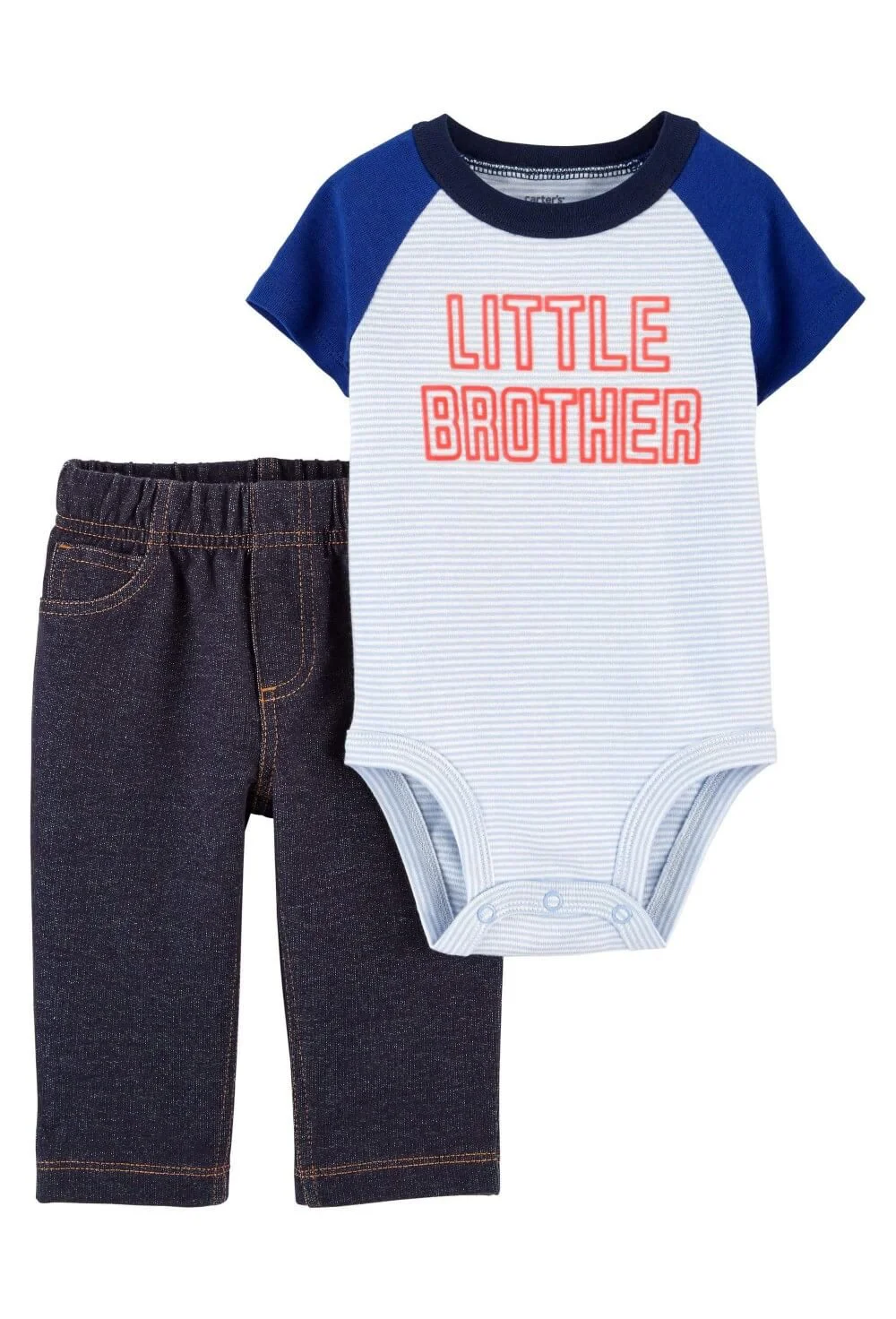 Carter's Set 2 piese Body si pantaloni "Frate mai mic" foto