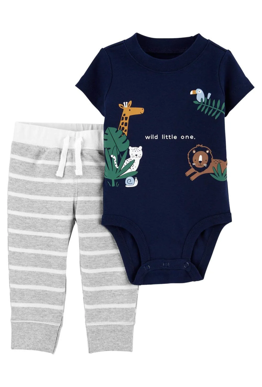 Carter's Set 2 piese Body si pantaloni Animale foto