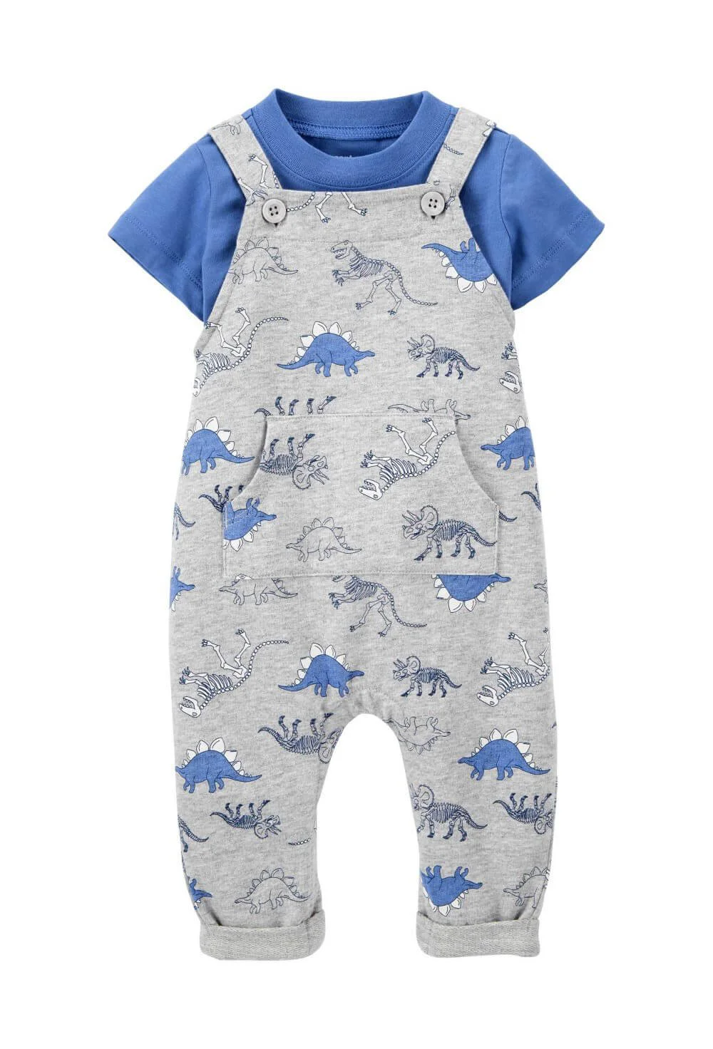 Carter's Set 2 piese Tricou si salopeta Dinozauri foto