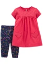 Carter's Set 2 piese Rochita si pantaloni Floral foto