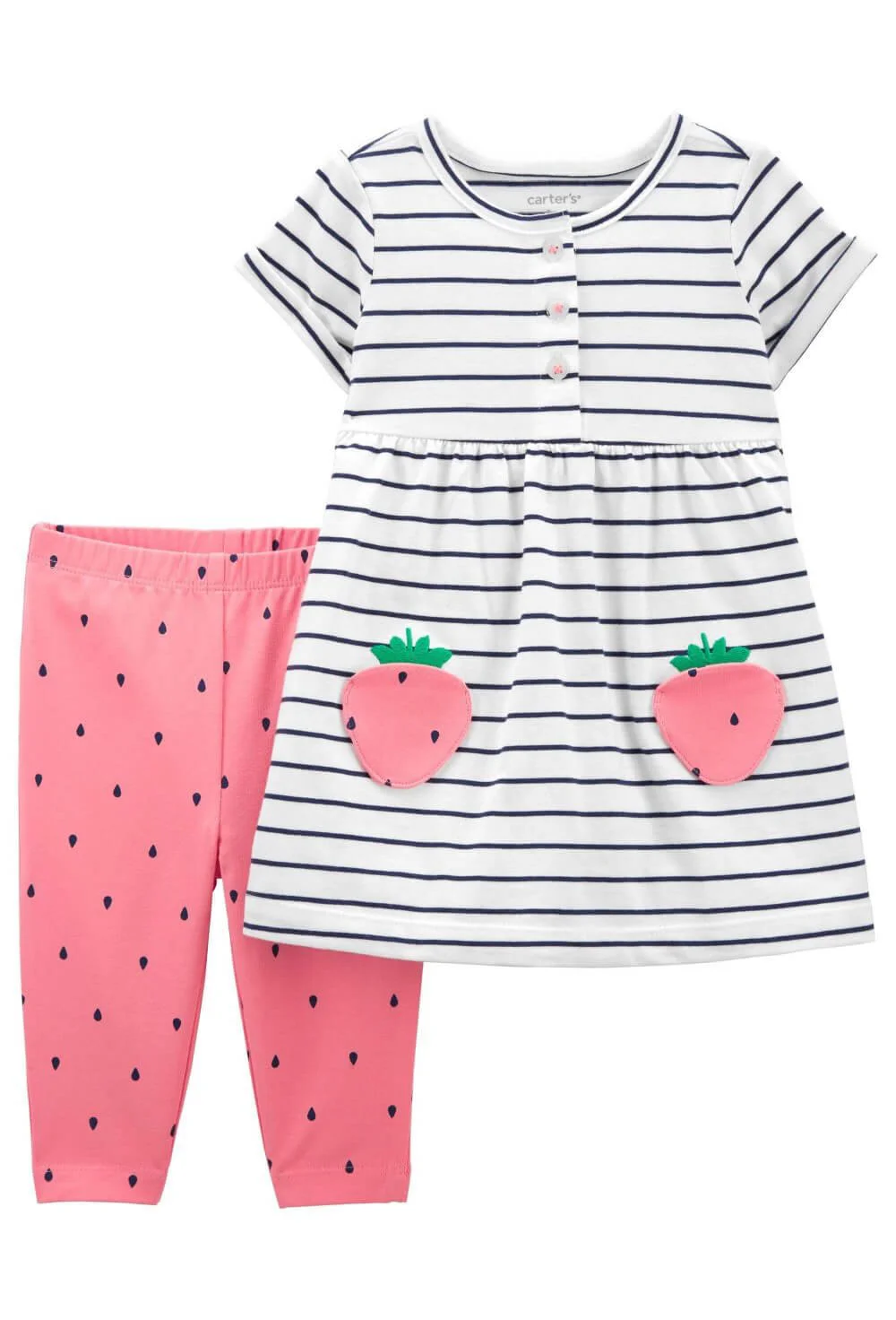 Carter's Set 2 piese Rochita si pantaloni Capsuni foto