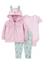 Carter's Set 3 piese Hanorac, body si pantaloni Iepuras foto