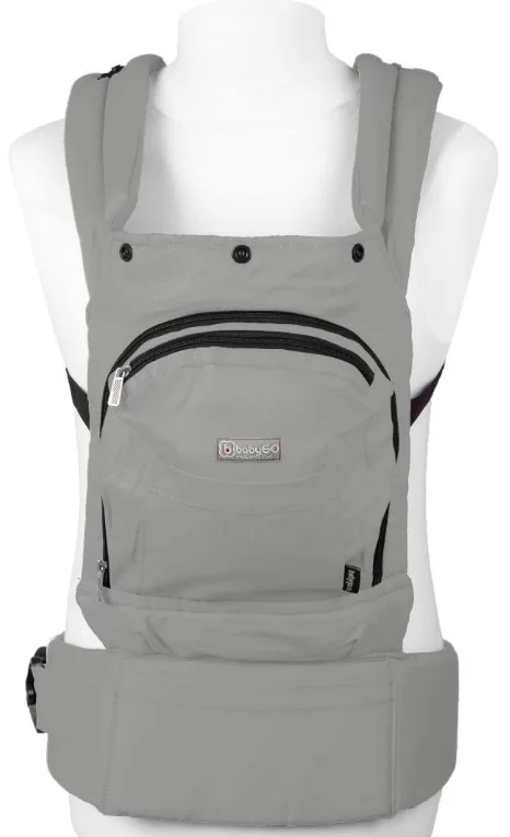 Marsupiu anatomic BabyGo Kangoo Gri foto