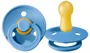 Suzeta rotunda BIBS Clear Water din latex (6-18 luni) foto