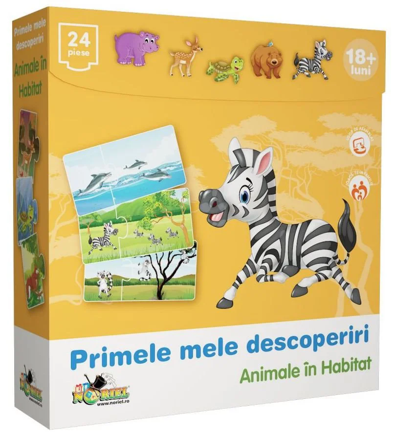 image for Puzzle educativ Noriel Primele mele descoperiri "Animale in habitat" foto