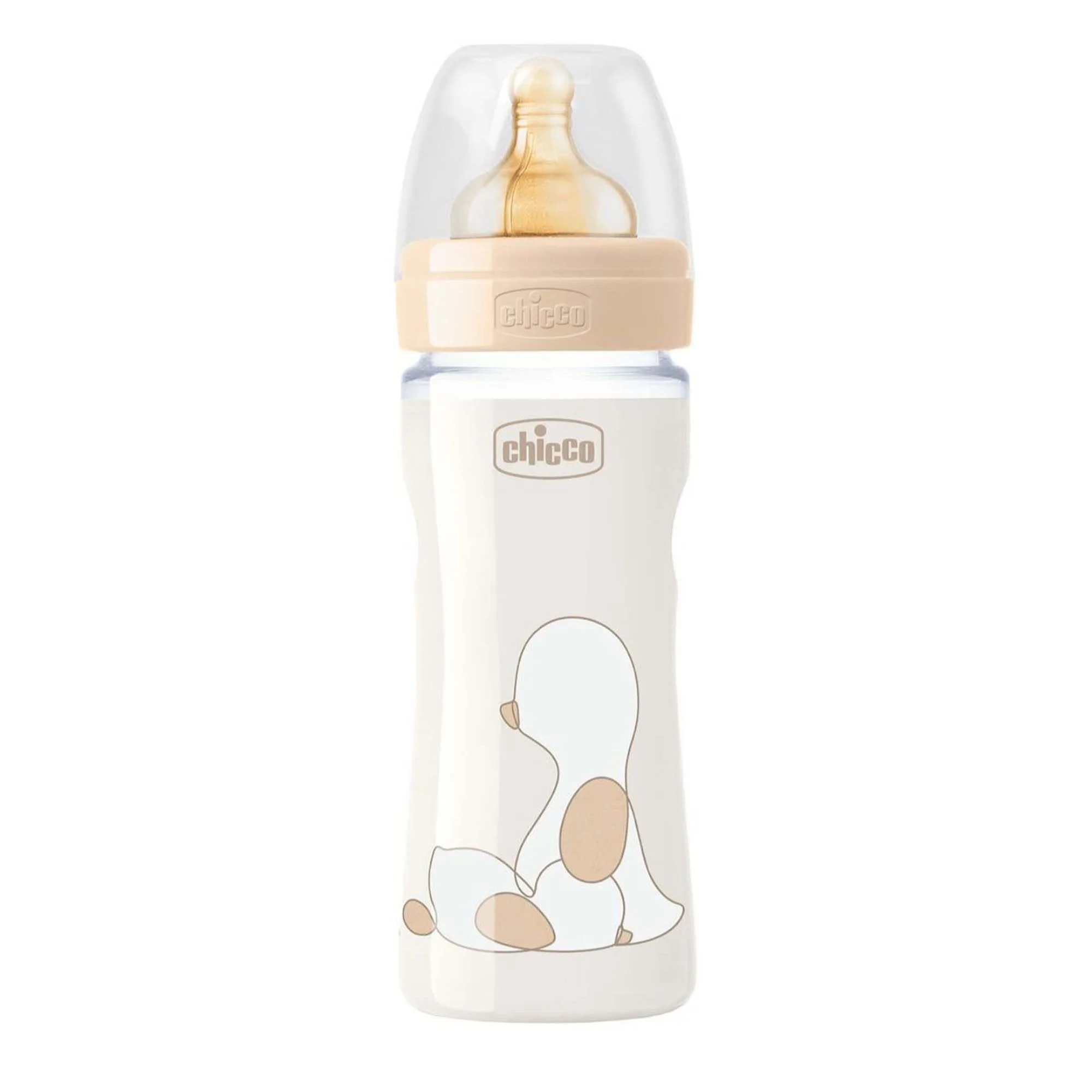 Biberon din plastic Chicco Original Touch cu tetina din latex (2+ luni), 250 ml foto