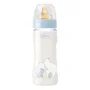 Biberon din plastic Chicco Original Touch Boy cu tetina din latex (4+ luni), 330 ml foto