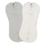Saci pentru bebelusi Summer Infant SwaddleMe Grey/White Dots (0-2 luni), 2 buc. foto