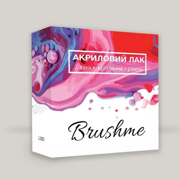 Lac acrilic BrushMe pentru acoperirea picturii