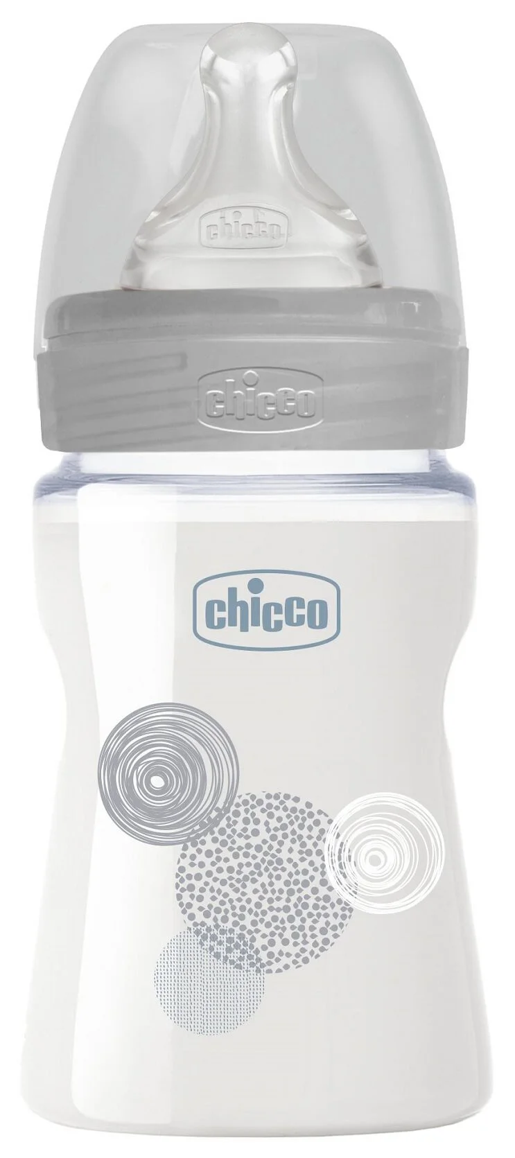 image for Biberon din sticla Chicco cu tetina din silicon, 150 ml foto