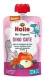 Пюре Holle Dino Date Яблоко, черника и финики (6+ мес.), 100 г foto